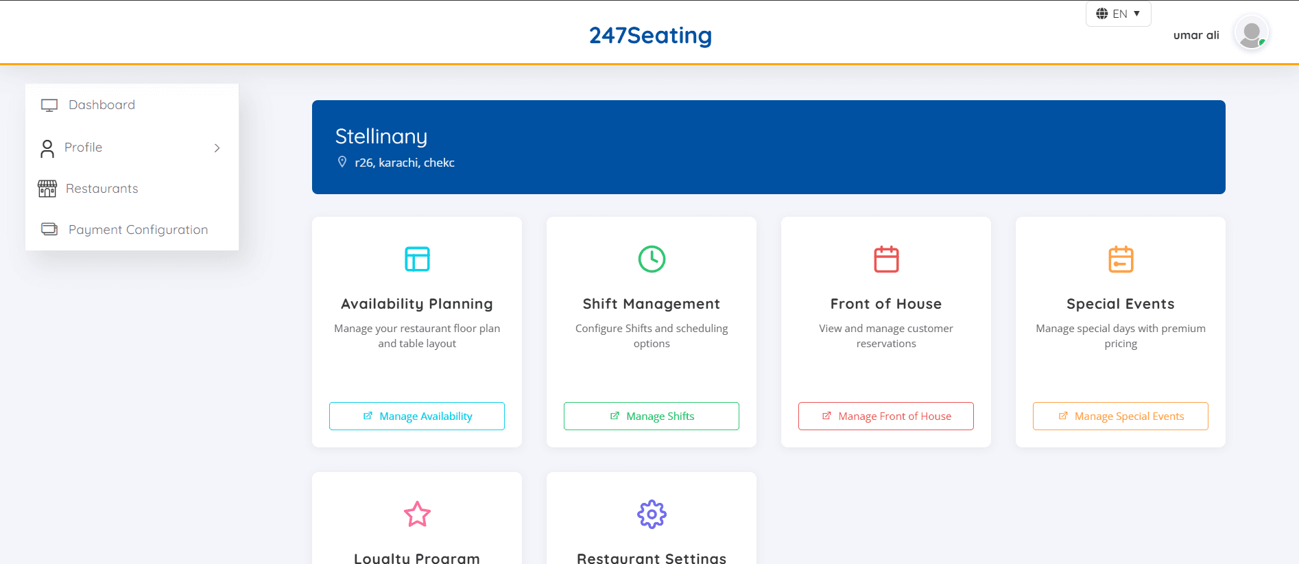 Booking widget and guest flow