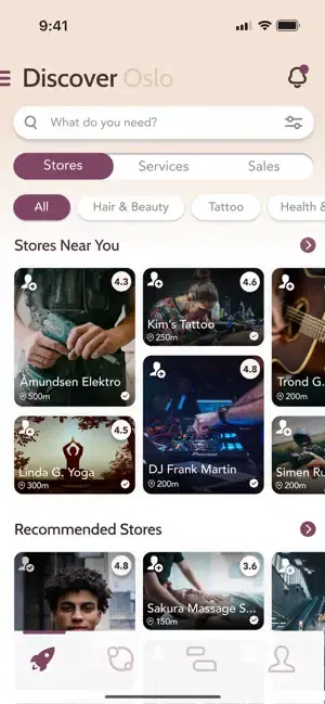 Discover and store listings